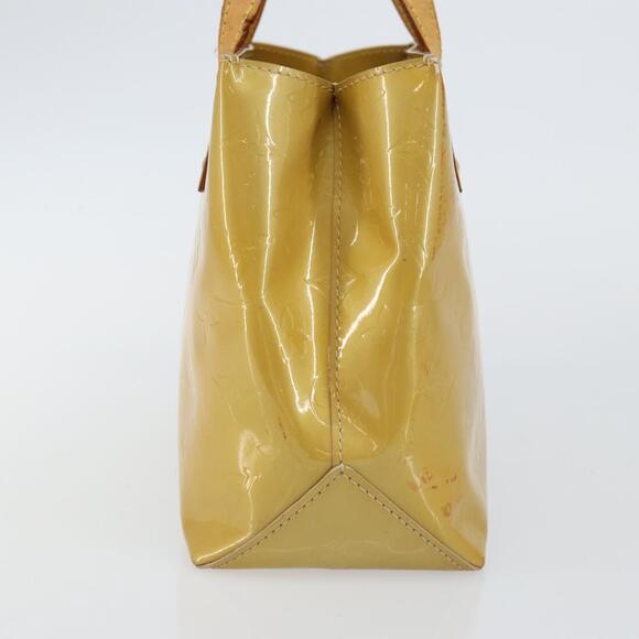 LOUIS VUITTON Monogram Vernis Reade PM Hand Bag Beige M91334 - Picture 4 of 12